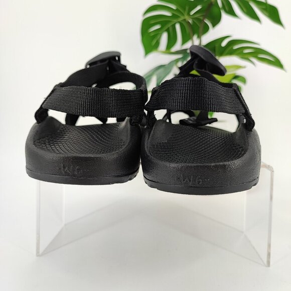 Chaco Woman's Z/Cloud 2 Black Cushion Sandals Size  6 US - Picture 3 of 9